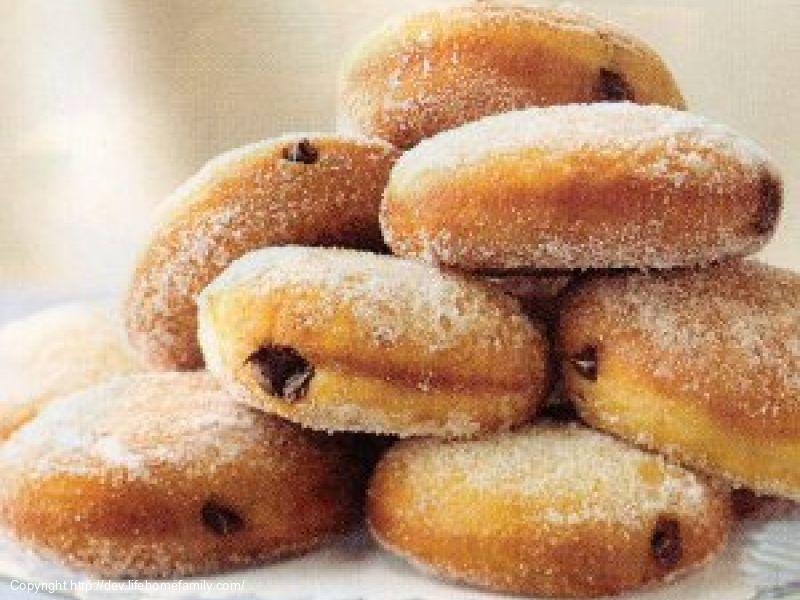 Chocolate, Filled Doughnuts