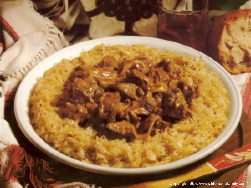 Hungarian Goulash with Sauerkraut