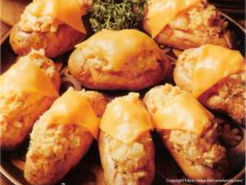 Twice baked potatos